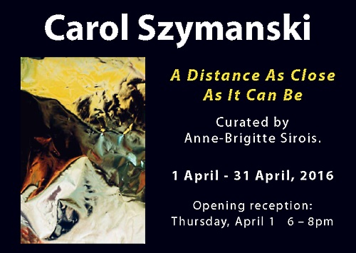 Carol Szymanski - a distance as close it can be